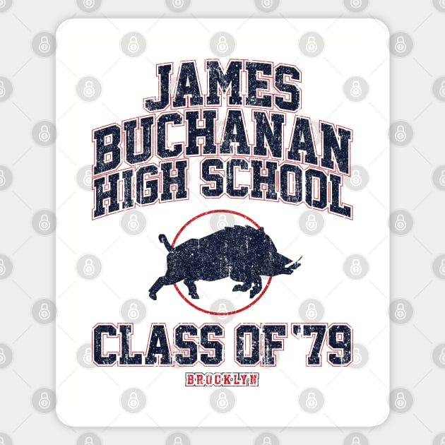 James Buchanan High Class of 79 (Variant) Magnet by huckblade